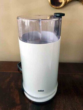 Braun KSM 2 Aromatic Coffee Grinder White NEW OPEN BOX